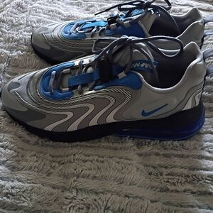 Nike Gray and Blue Sneakers